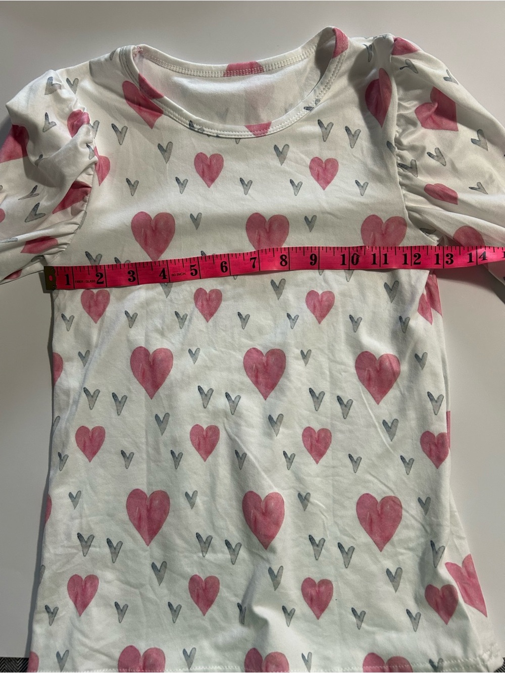 Heart Pattern Ruched Stack Leggings Set Colourful NWOT - Picture 7 of 10